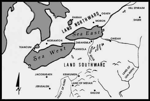 In Search of Book of Mormon Geography map