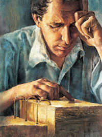 Joseph Smith Translating - Kilbourn