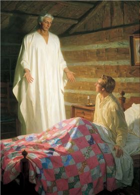 Moroni in bedroom